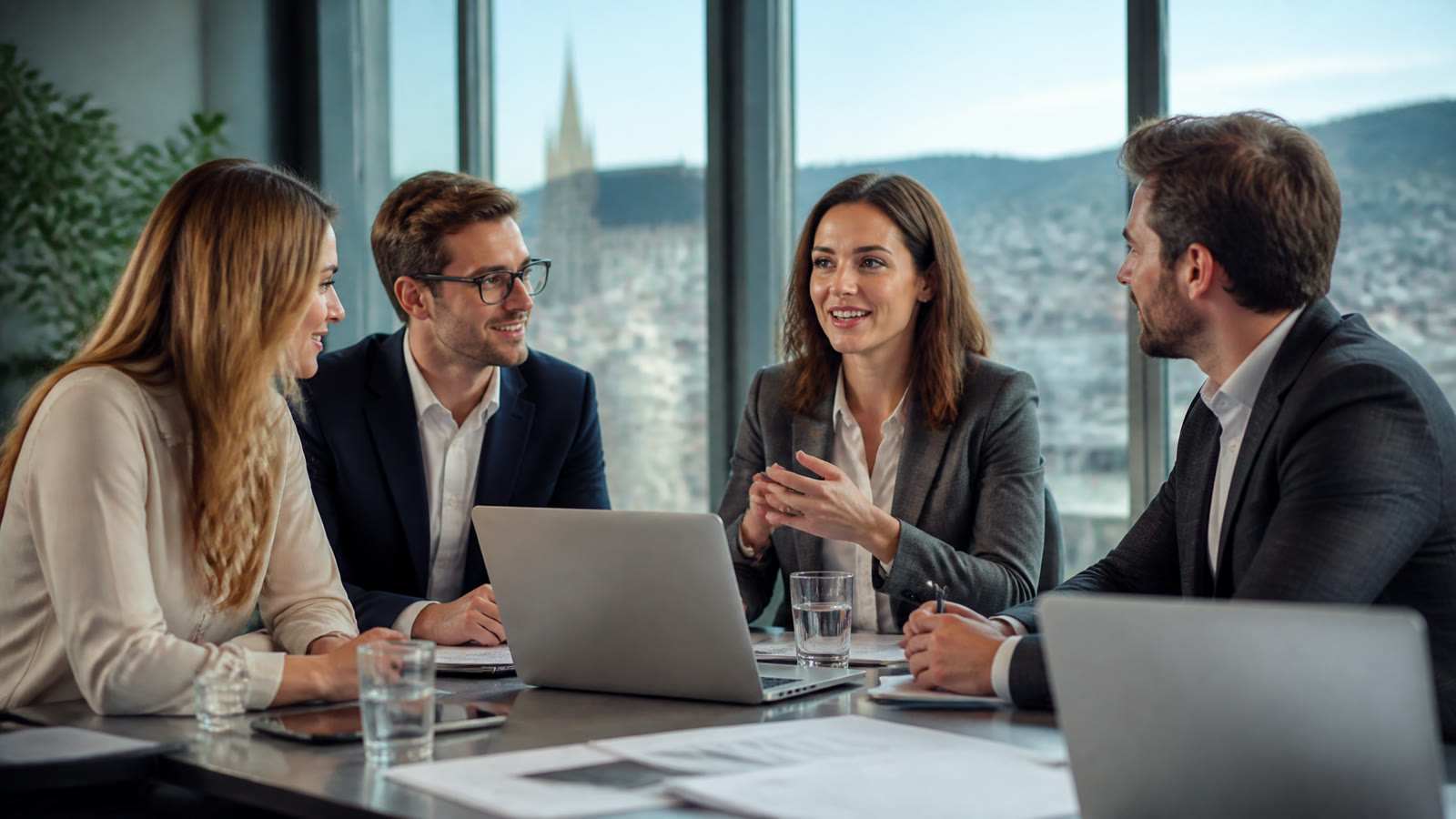 Fotorealistisches Beitragsbild zu "Jobs in der Finanzbranche: Diese Berufe haben Zukunft" mit Österreich-Bezug