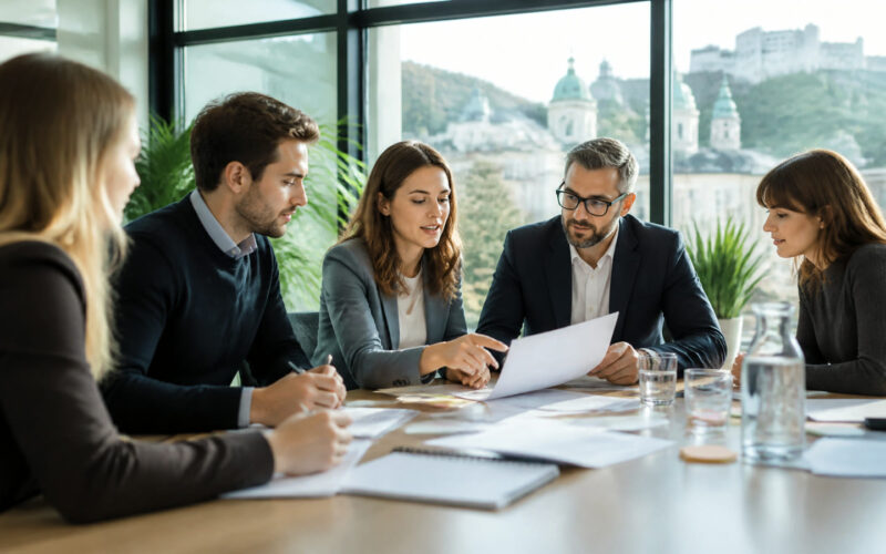 Fotorealistisches Beitragsbild zu "Nachhaltige Marketingtrends 2022 - Wie sie am besten umgesetzt werden können" mit Österreich-Bezug