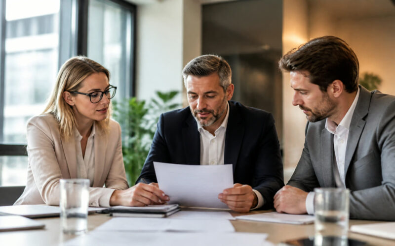 Fotorealistisches Beitragsbild zu "Häufige Fehler, die Sie im B2B-Marketing-Trichter vermeiden sollten" mit Österreich-Bezug