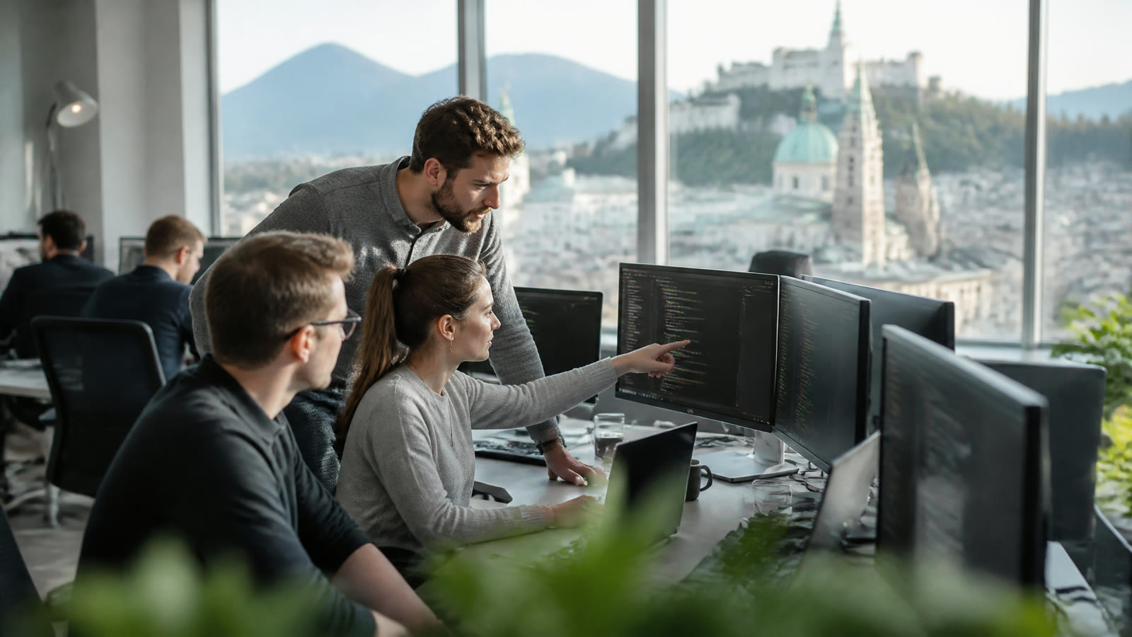 Fotorealistisches Beitragsbild zu "Die SCHUFA verstehen: Wie Ihre Finanzdaten Ihre Zukunft beeinflussen" mit Österreich-Bezug