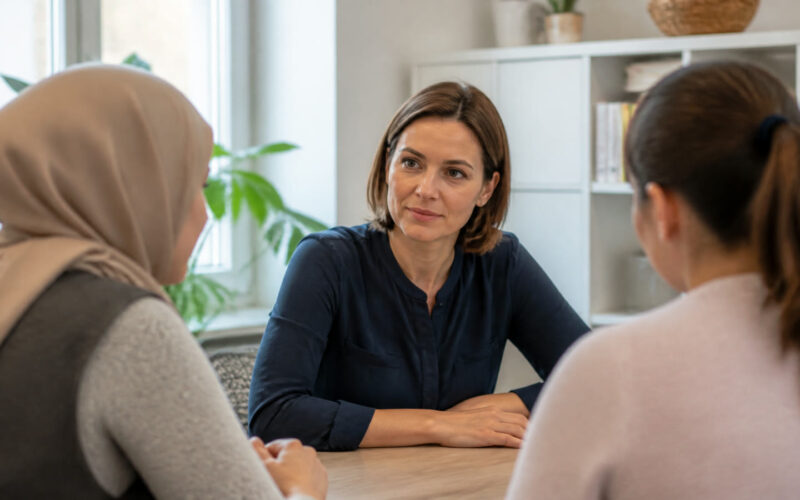 Fotorealistisches Beitragsbild zu "Skandalöse Enthüllung: Frauenbilder in Medien noch immer von Klischees geprägt!" mit Österreich-Bezug