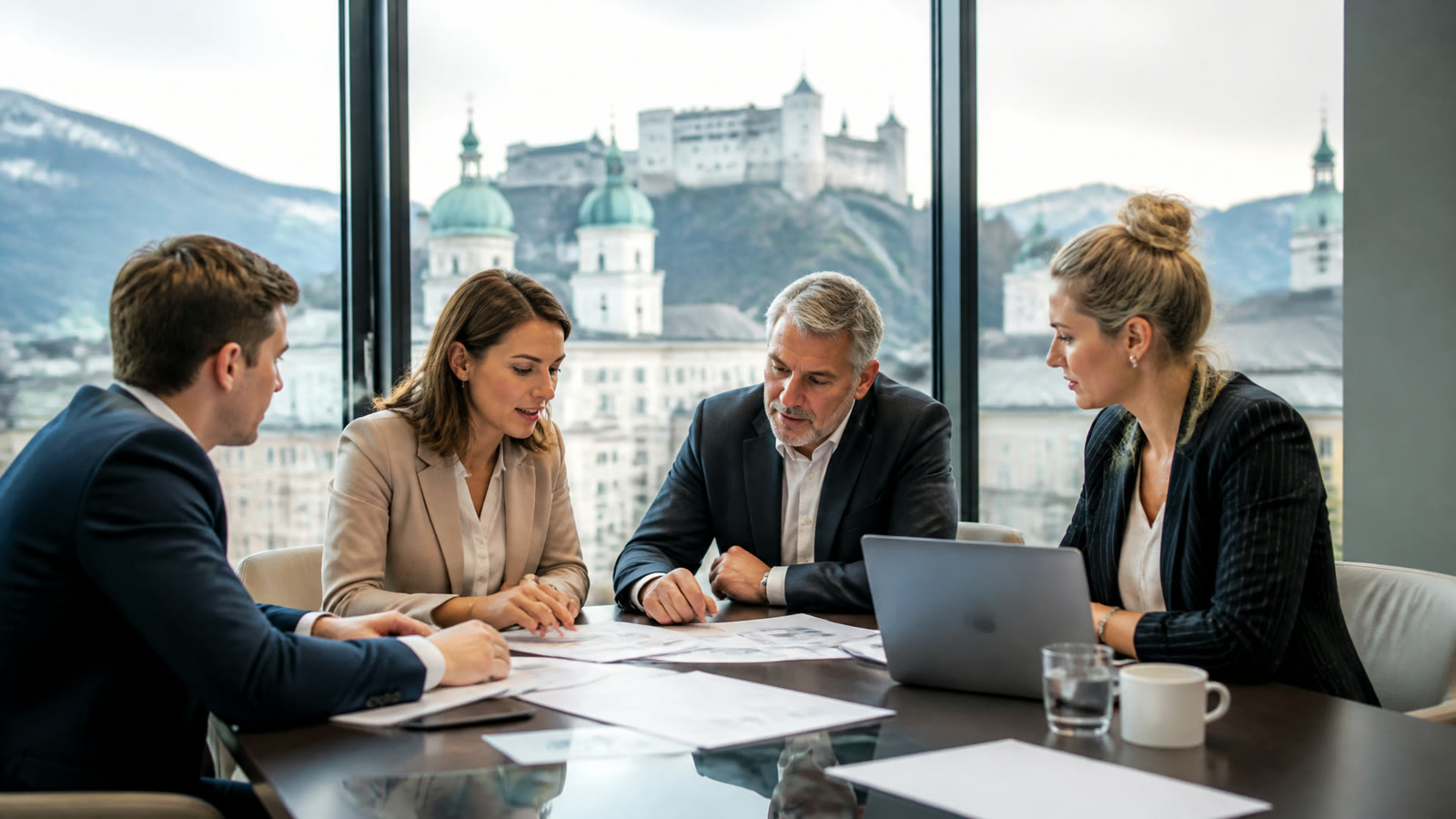 Fotorealistisches Beitragsbild zu "Österreichs Innovationsboom: Wie ein neuer Schutzplan die Wirtschaft revolutioniert!" mit Österreich-Bezug