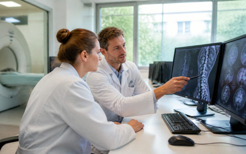 Fotorealistisches Beitragsbild zu "Radiologie-Revolution in Wien: Wie 530.000 Untersuchungen die Medizin verändern!" mit Österreich-Bezug