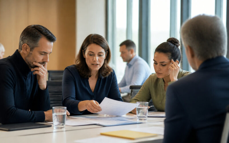 Fotorealistisches Beitragsbild zu "Neue Niederlassungsverordnung: Droht ein Chaos bei der Einwanderung?" mit Österreich-Bezug