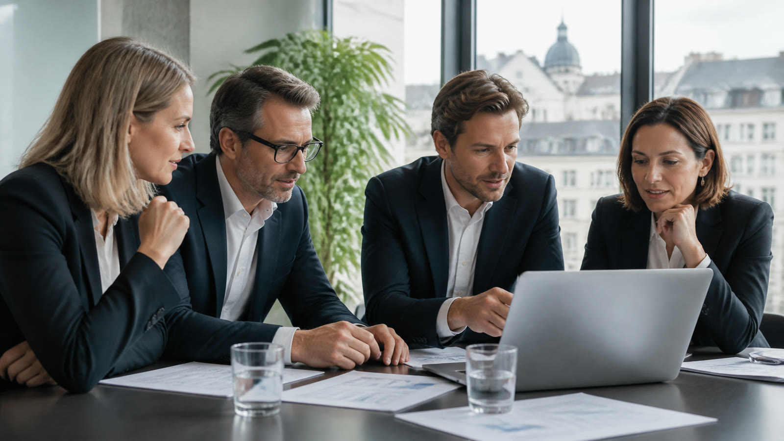 Fotorealistisches Beitragsbild zu "Mega-Deal bei AT&S: Vorstand kauft Aktien im großen Stil!" mit Österreich-Bezug