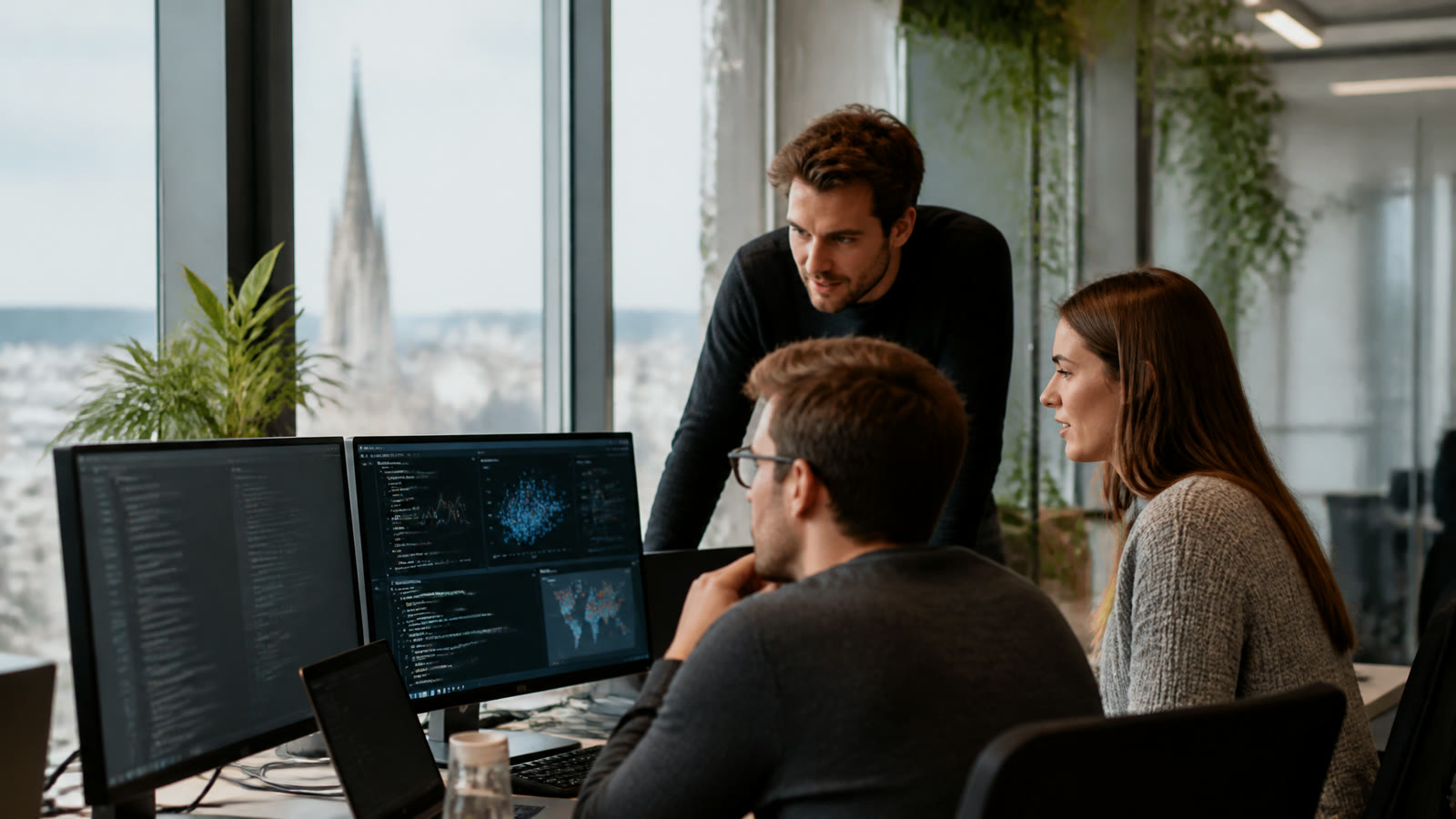 Fotorealistisches Beitragsbild zu "Wien Energie revolutioniert mit Roboterhunden: Ein Hightech-Rudel für die Zukunft" mit Österreich-Bezug