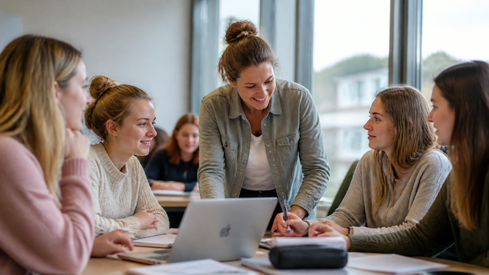 Fotorealistisches Beitragsbild zu "Bildungsboom in Österreich: Elementarpädagogik erobert die Hochschulen!" mit Österreich-Bezug
