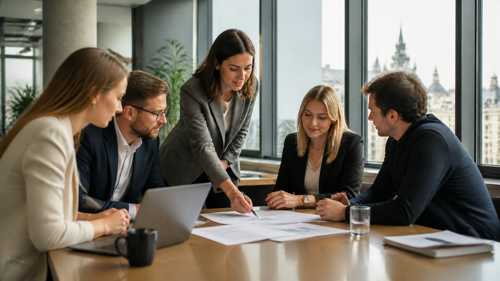 Fotorealistisches Beitragsbild zu "Arbeitsmarkt Österreich im Frühjahr 2026: Was Jobsuchende jetzt strategisch tun können" mit Österreich-Bezug