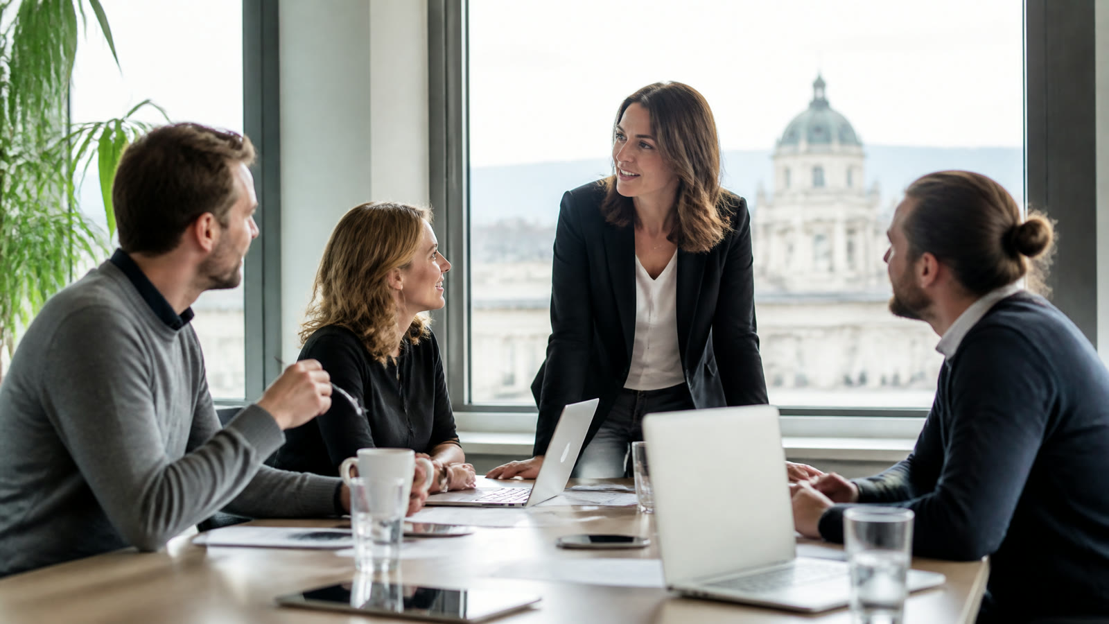 Fotorealistisches Beitragsbild zu "Coaching im Berufsleben und Alltag" mit Österreich-Bezug