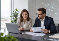 HR-Team in Österreich prüft Bewerbungen mit KI-Unterstützung – Symbolbild für EU AI Act im Recruiting